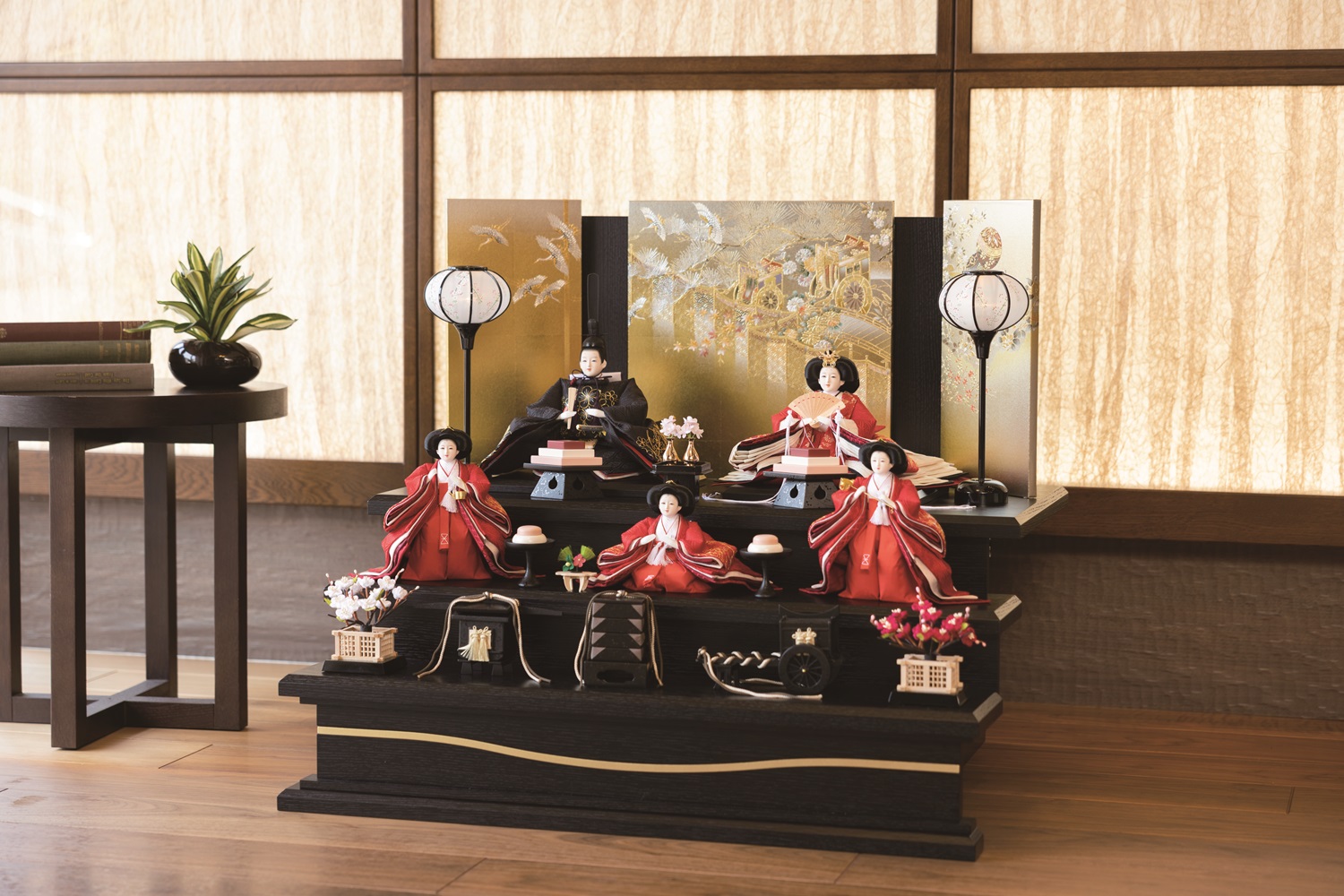 金武翠輝 日本画「紅白牡丹」 （年中掛け | 掛軸(掛け軸)販売